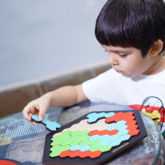 Hexa Wooden Puzzle - Image 2
