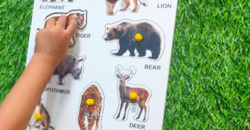 Wild Jungle Animals Wooden Puzzle