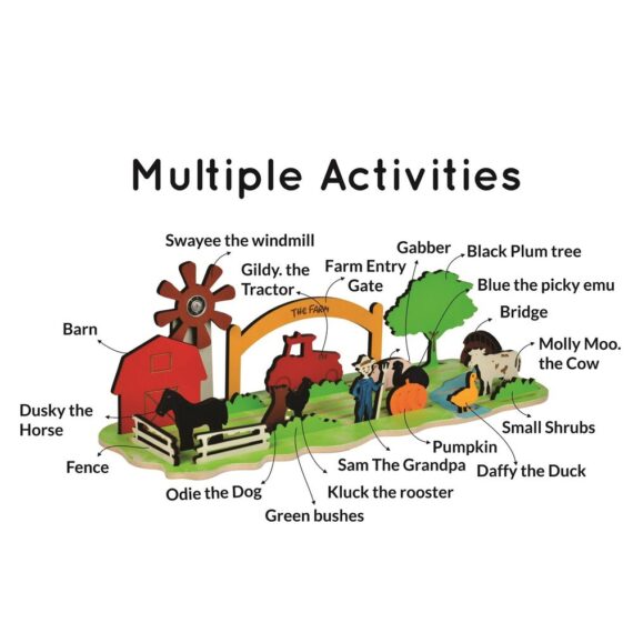 The Farm 22 Pieces 3D Theme Story Board - Image 3