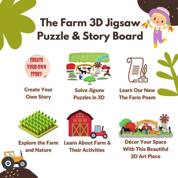 The Farm 22 Pieces 3D Theme Story Board - Image 4