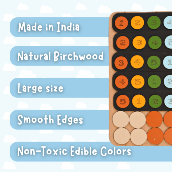Number and Color Wooden Puzzle - Image 6