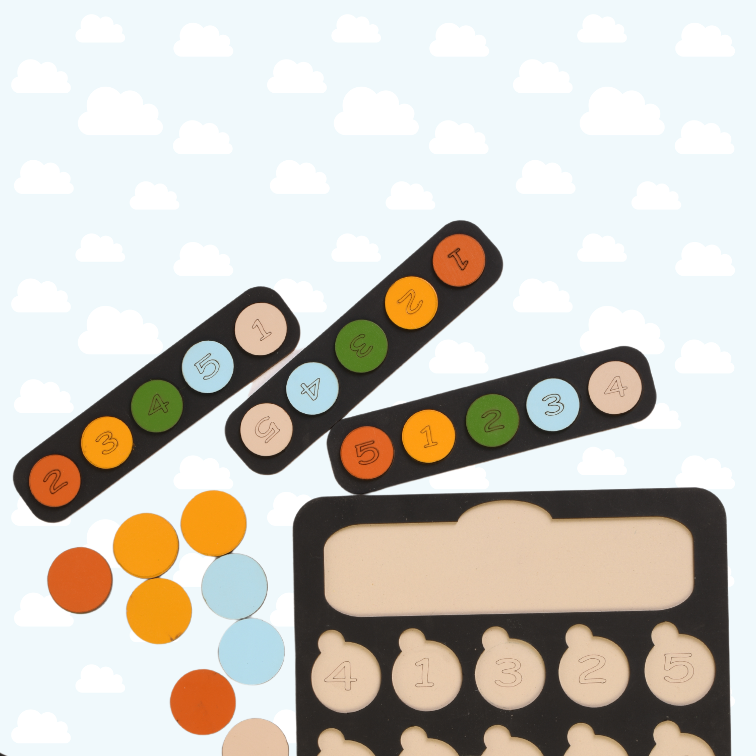Number and Color Wooden Puzzle - Image 7