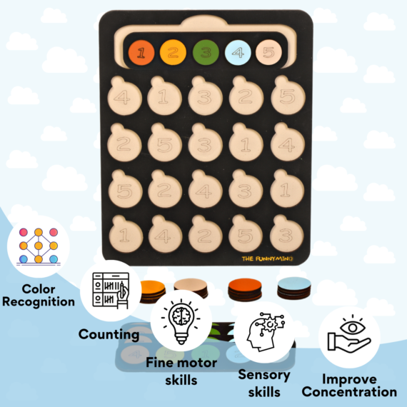 Number and Color Wooden Puzzle - Image 8