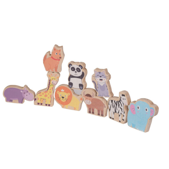 Animal Stacking Toy Set of 9 - Image 3
