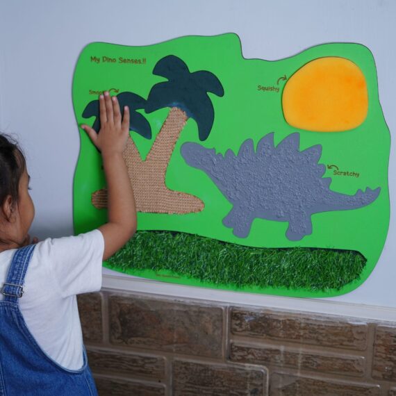 Dino Sensory Wall Painting