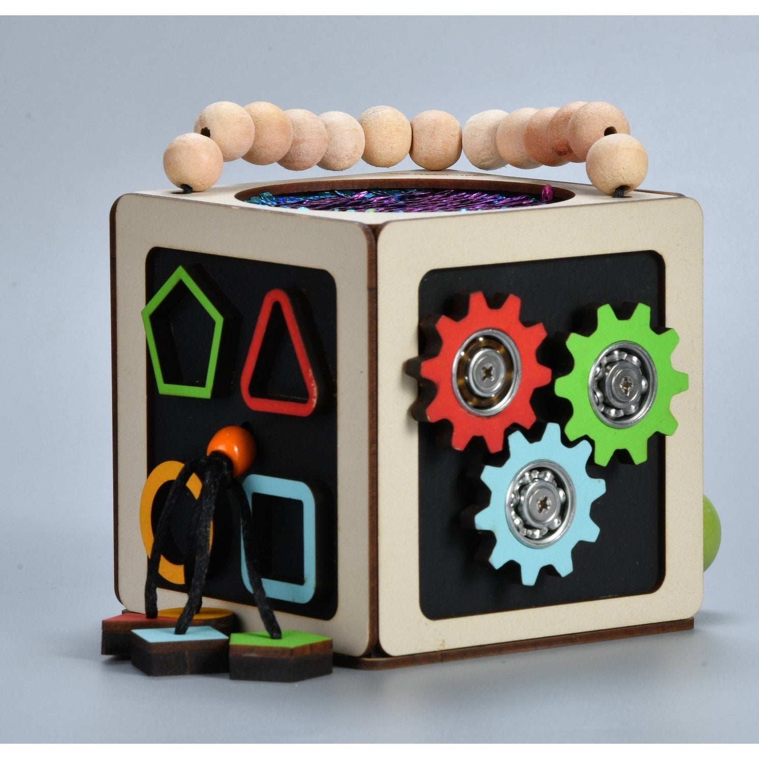 4" Activity Busy Cube - Image 3