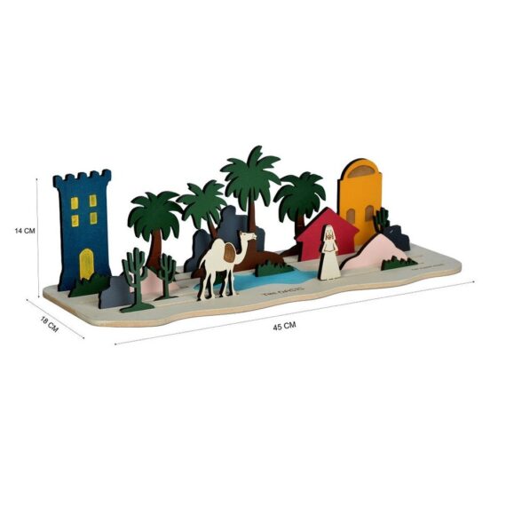 The Oasis 22 Pieces 3D Theme Story Board - Image 5