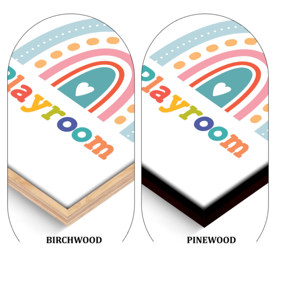 Playroom Colorful Wood Print Nursery Wall Art - Image 7