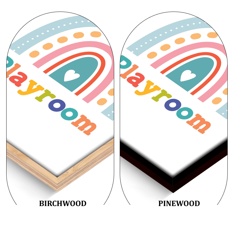 Playroom Colorful Wood Print Nursery Wall Art - Image 7