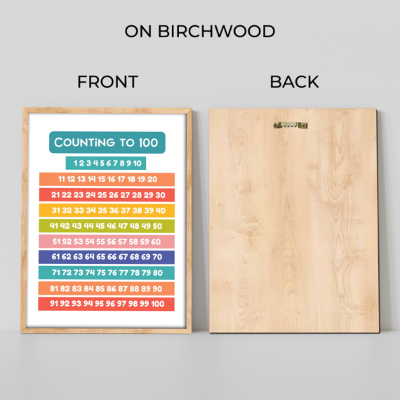 Counting Wood Print Nursery Wall Art - Image 9