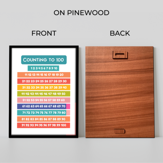Counting Wood Print Nursery Wall Art - Image 4