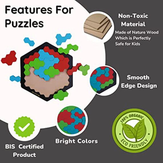 Hexa Wooden Puzzle - Image 8