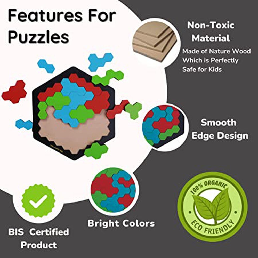 Hexa Wooden Puzzle - Image 8