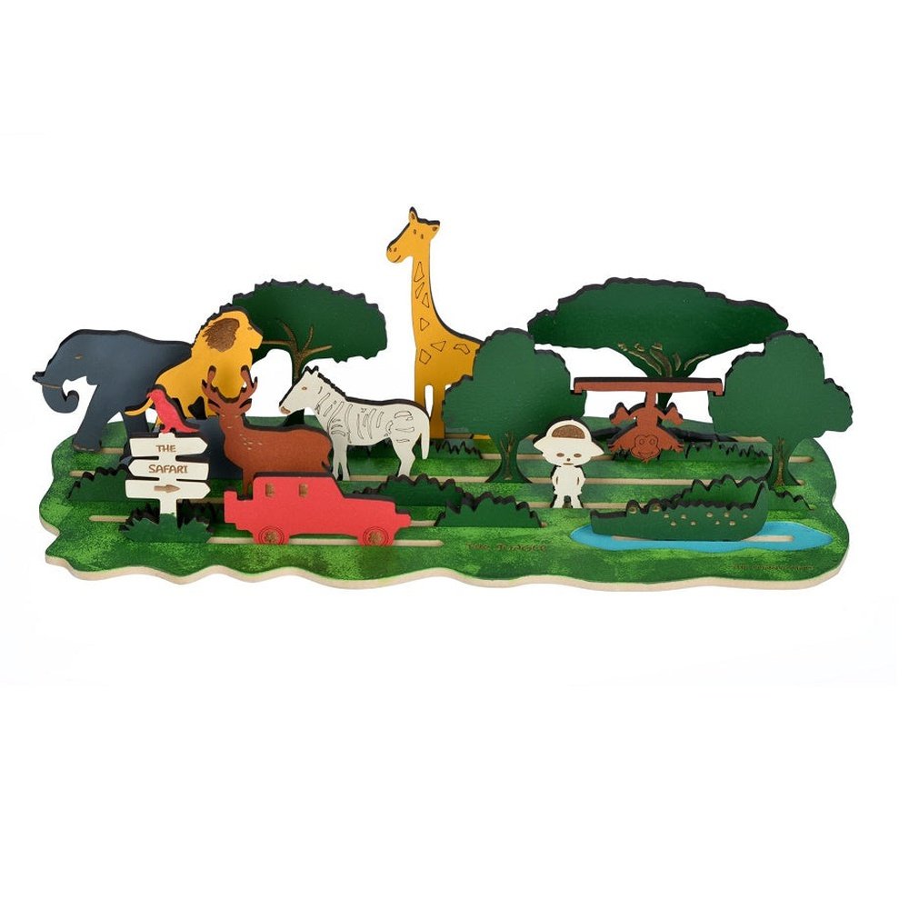 The Jungle 22 Pieces 3D Theme Story Board