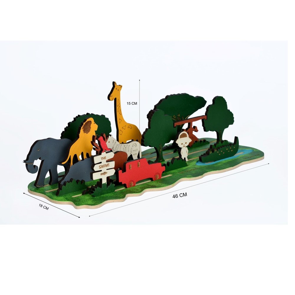 The Jungle 22 Pieces 3D Theme Story Board - Image 2