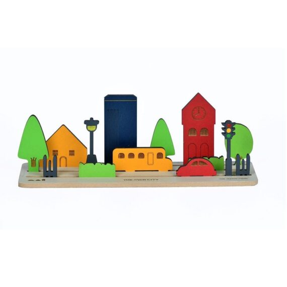 The Mini City 15 Pieces 3D Theme Story Board