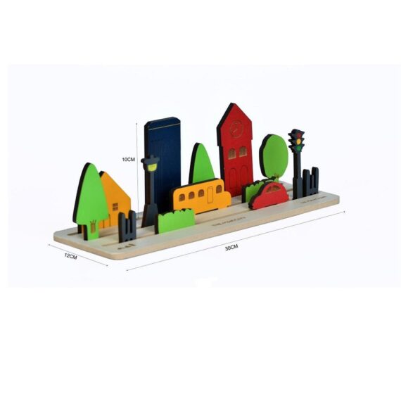 The Mini City 15 Pieces 3D Theme Story Board - Image 2