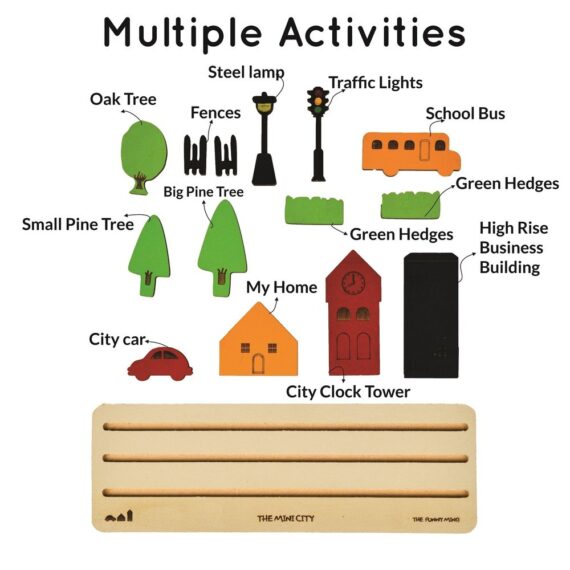 The Mini City 15 Pieces 3D Theme Story Board - Image 3