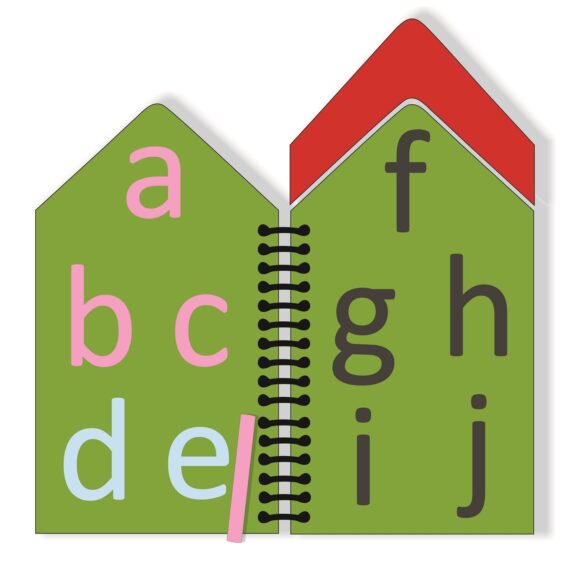 English Small Alphabets Chalk Book