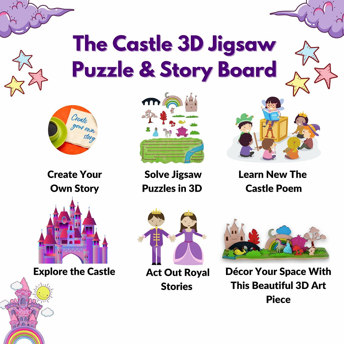 The Castle 22 Pieces 3D Theme Story Board - Image 3