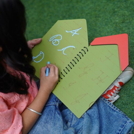 English Capital Cursive Alphabets Chalk Book - Image 6