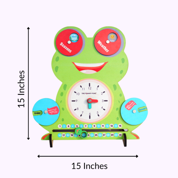 Smiley Teaching Clock and Calendar - Image 2