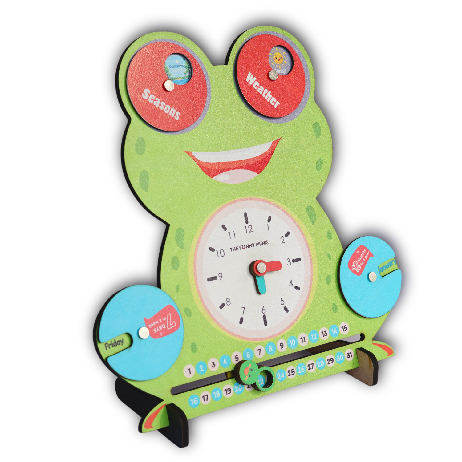 Smiley Teaching Clock and Calendar - Image 6
