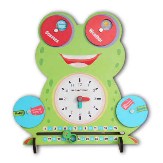 Smiley Teaching Clock and Calendar - Image 3