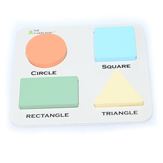 Geometric Shape Sorter Wooden Puzzle - Image 3