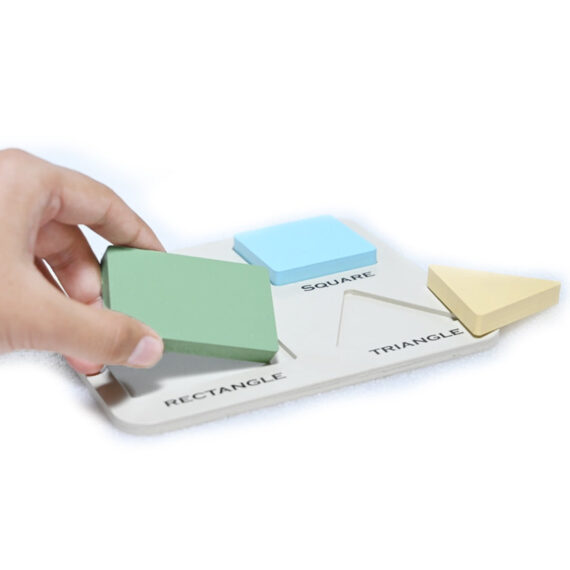 Geometric Shape Sorter Wooden Puzzle - Image 6