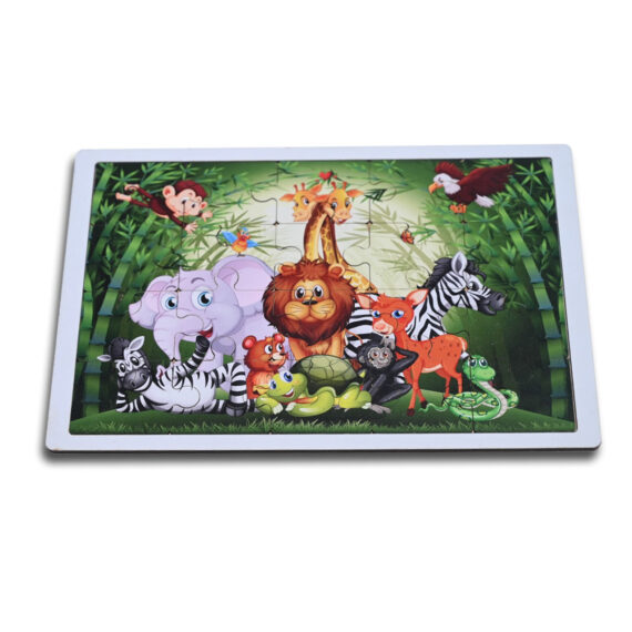 Animals Jungle Theme Jigsaw Wooden Puzzles  6 Reviews