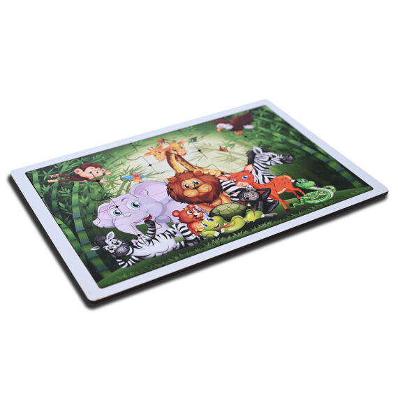 Animals Jungle Theme Jigsaw Wooden Puzzles  6 Reviews - Image 4