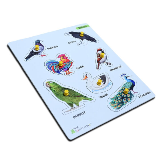 Vibrant Birds Wooden Puzzle - Image 2
