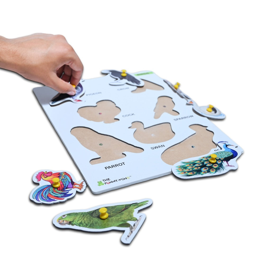 Vibrant Birds Wooden Puzzle - Image 3